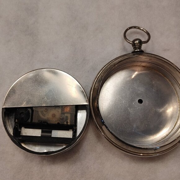 Vintage Quartz Desk/Shelf Pocket Watch Style Clock - Picture 4 of 5